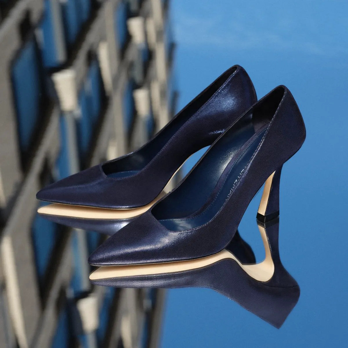 Vinnie Pump 85 - Nice Blue Suede
