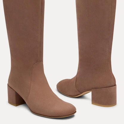 Bacari Knee-High Boot 50 - Taupe Suede