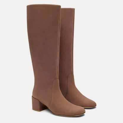 Bacari Knee-High Boot 50 - Taupe Suede