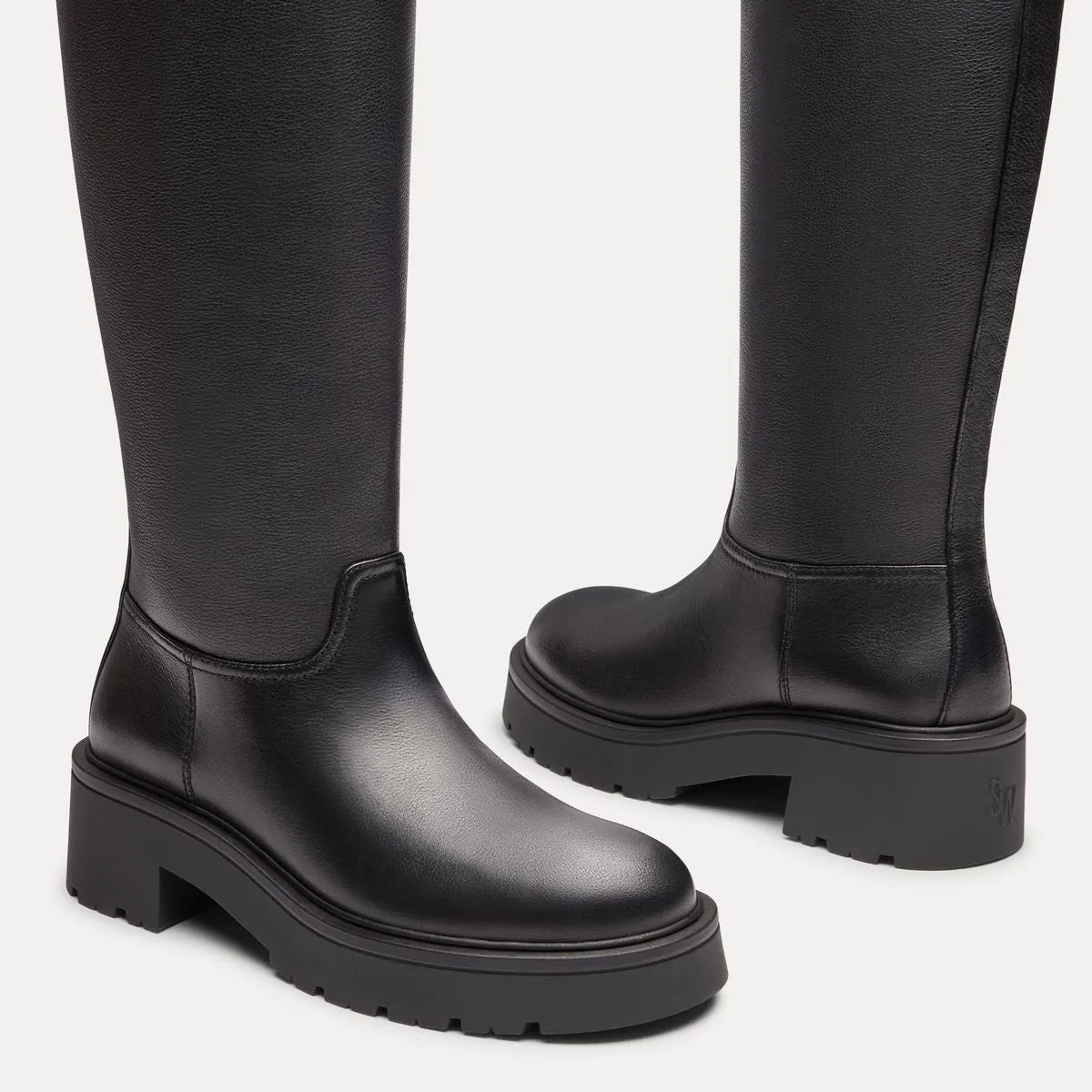 Ren Knee-High Boot - Black Leather