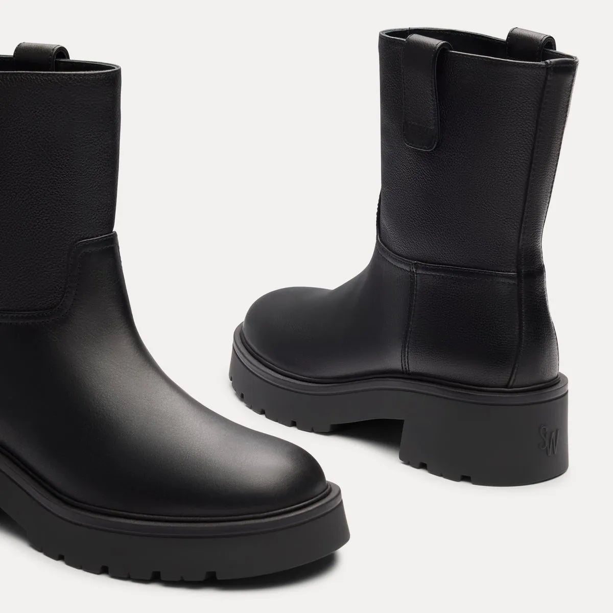 Ren Bootie - Black Leather