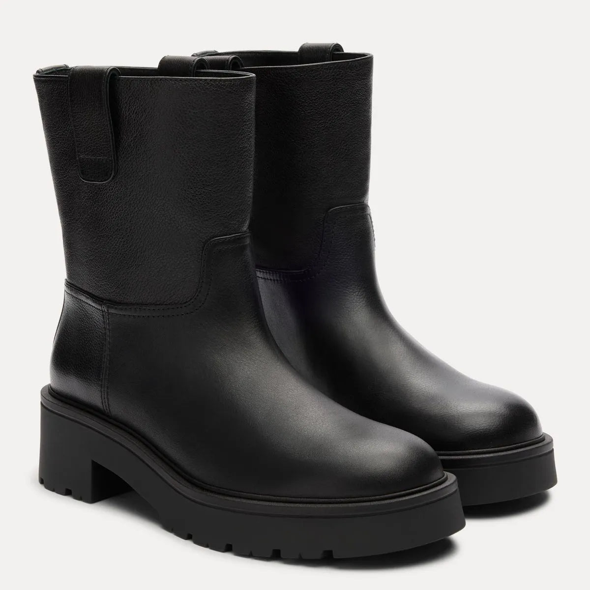 Ren Bootie - Black Leather