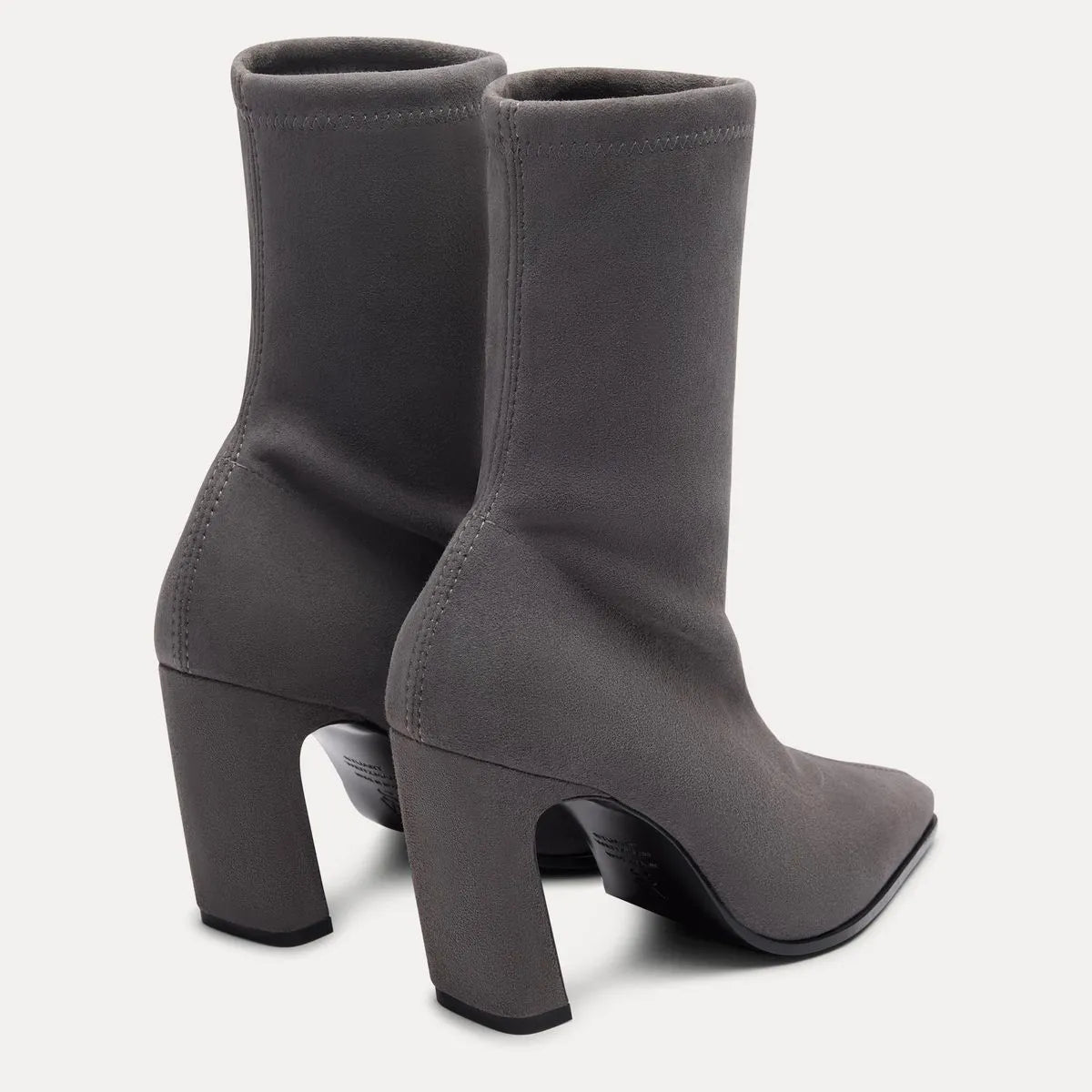 Stassi Stretch Bootie 85 - City Fog Stretch Suede