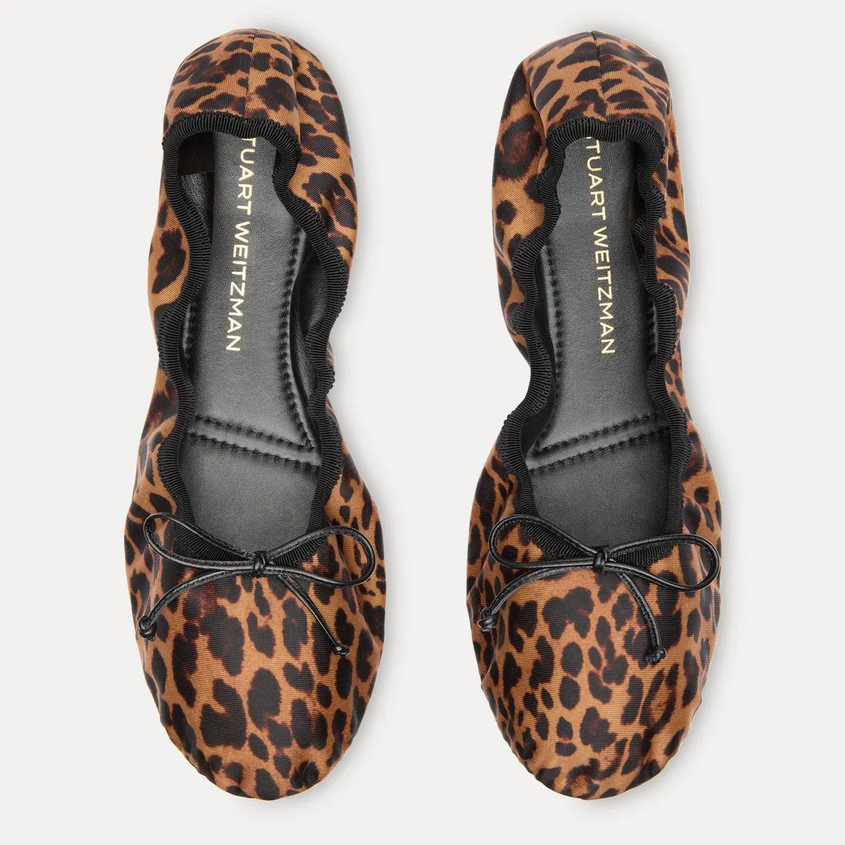 Nia Ballet Flat - Leopard-Print Nylon