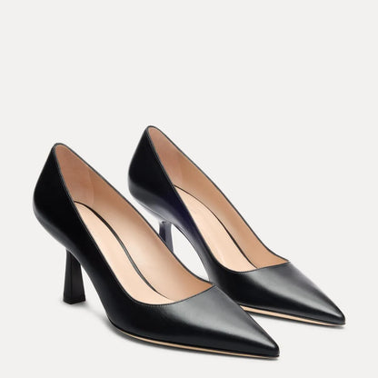 Stuart Supersculpt Pump 75 - Black Leather