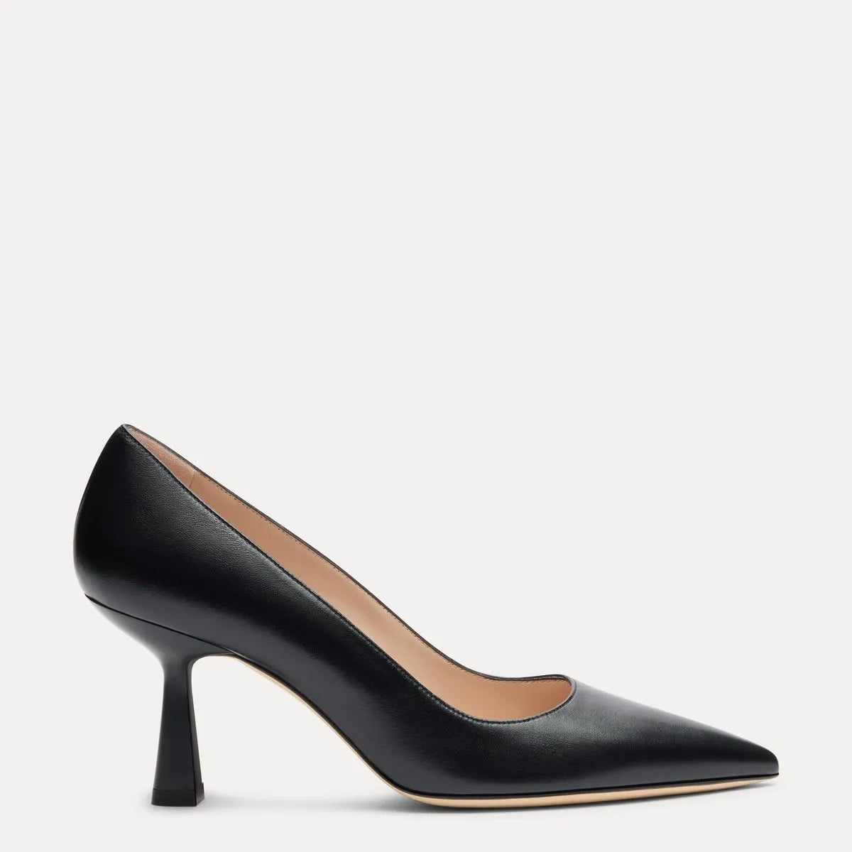 Stuart Supersculpt Pump 75 - Black Leather