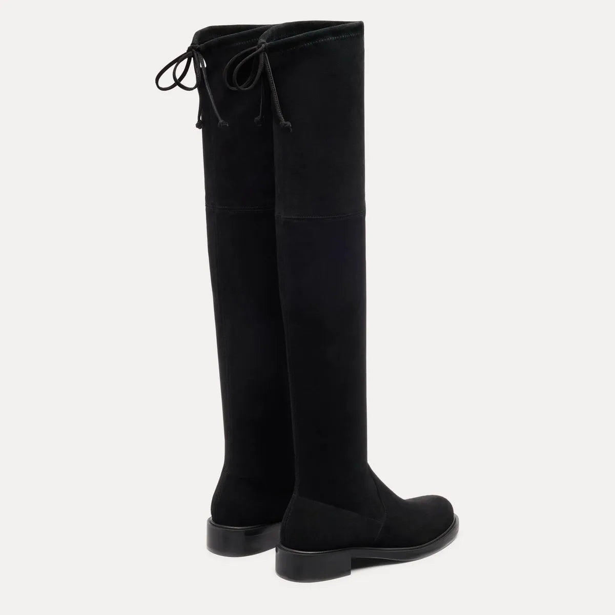 Giseleland Over-the-Knee Boot - Black Stretch Suede