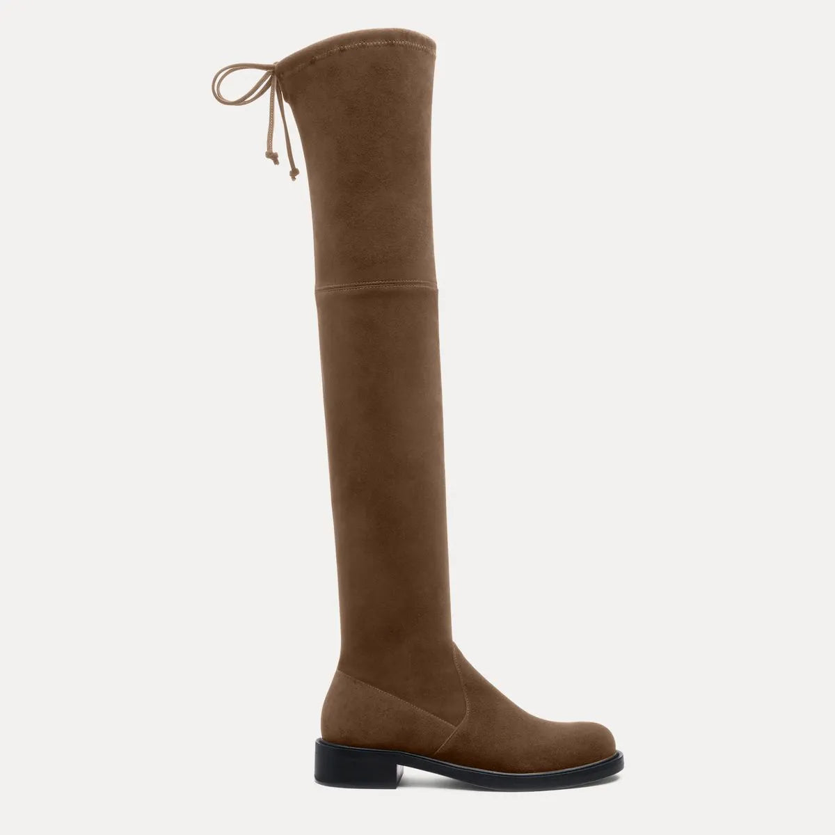 Giseleland Over-the-Knee Boot - Weathered Taupe Stretch Suede