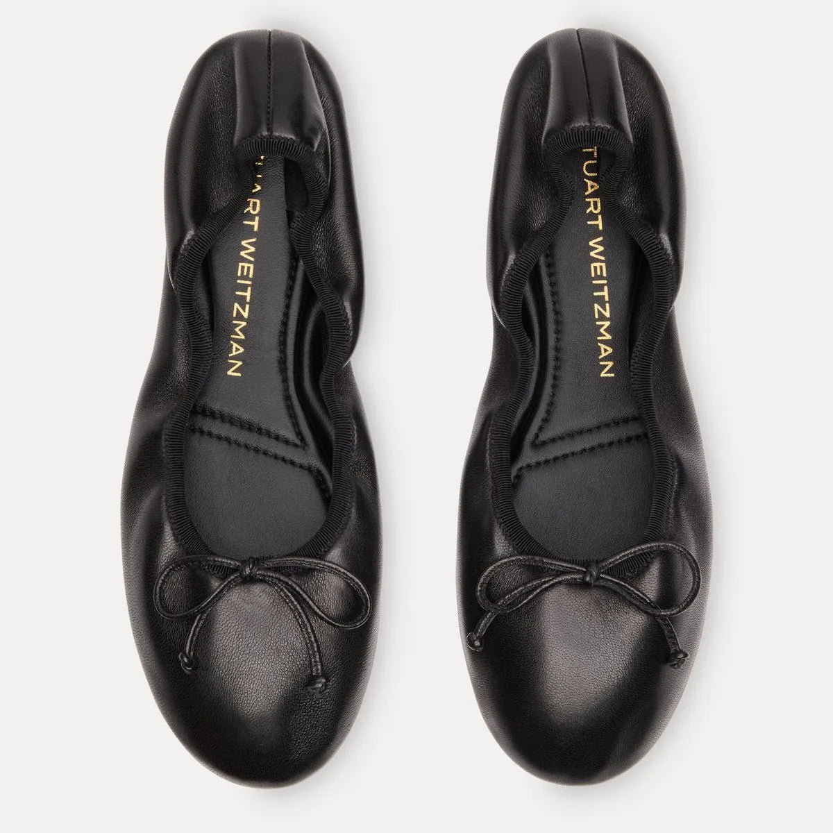 Nia Ballet Flat - Black Leather