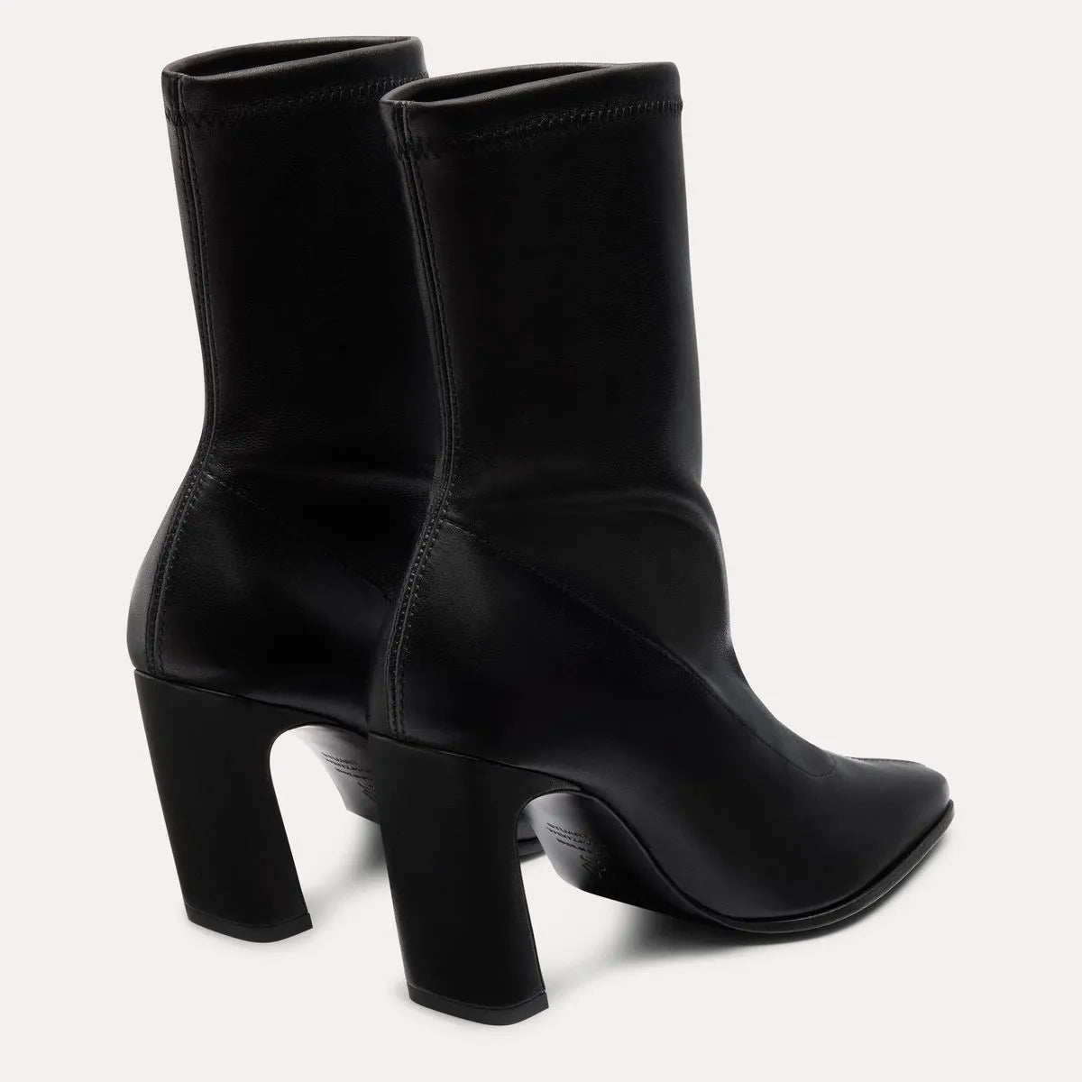 Stassi Stretch Bootie 85 - Black Stretch Leather