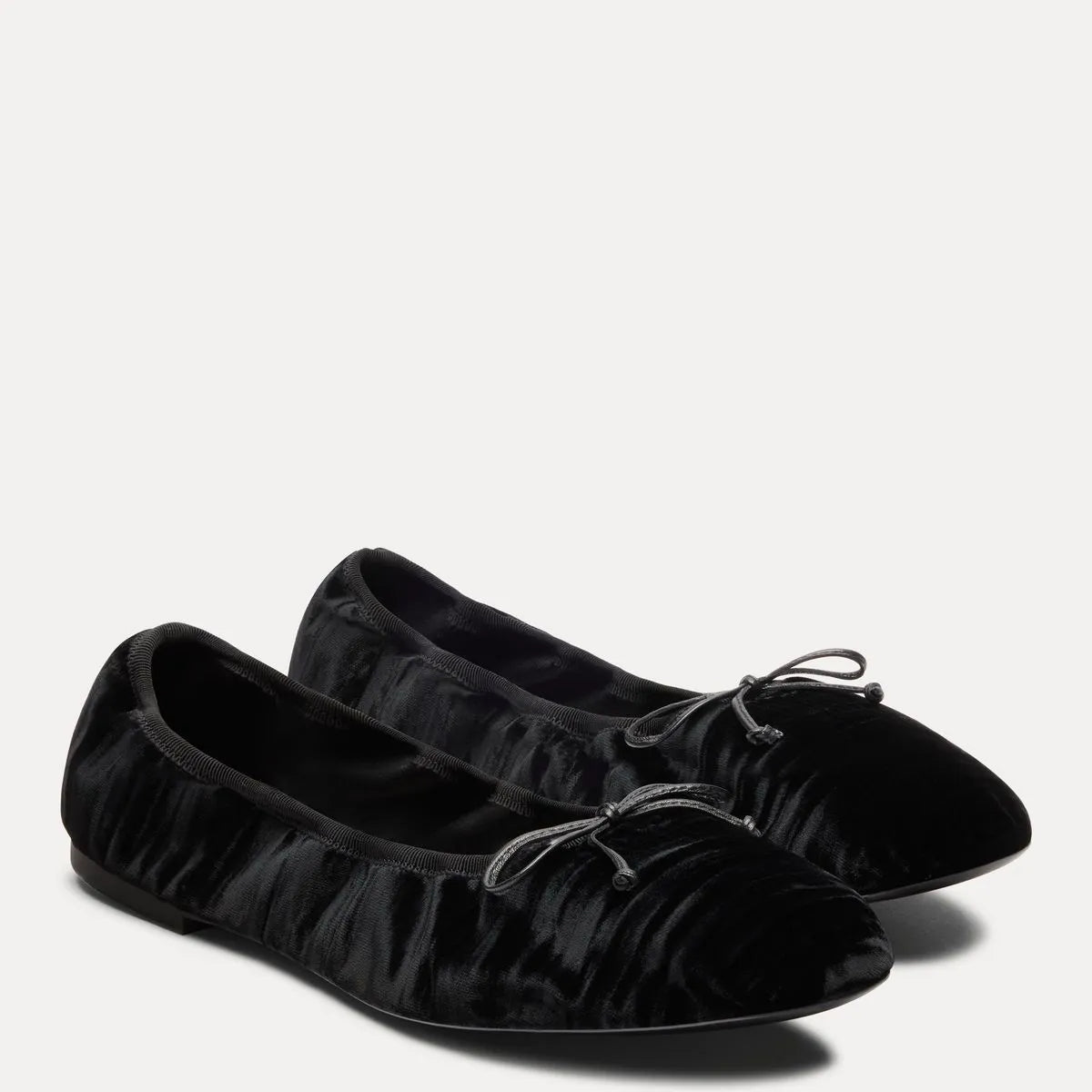 Nia Ballet Flat - Black Velvet
