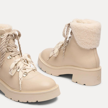 Ren Shearling Bootie - Cold Foam Leather & Shearling
