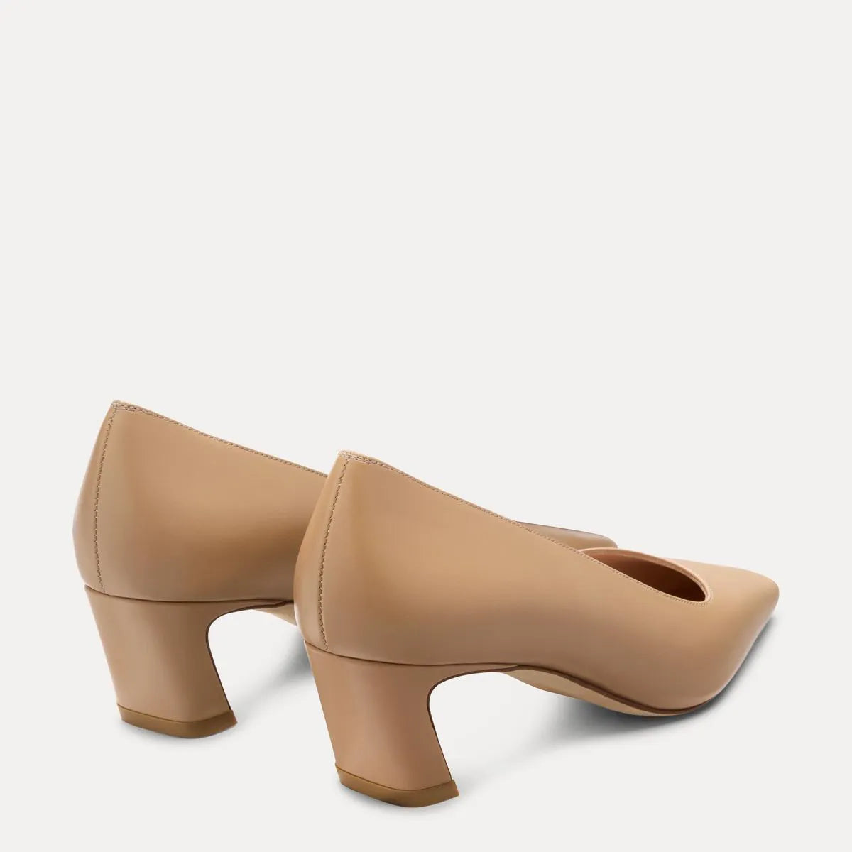 Stassi Pump 50 - Adobe Beige Leather