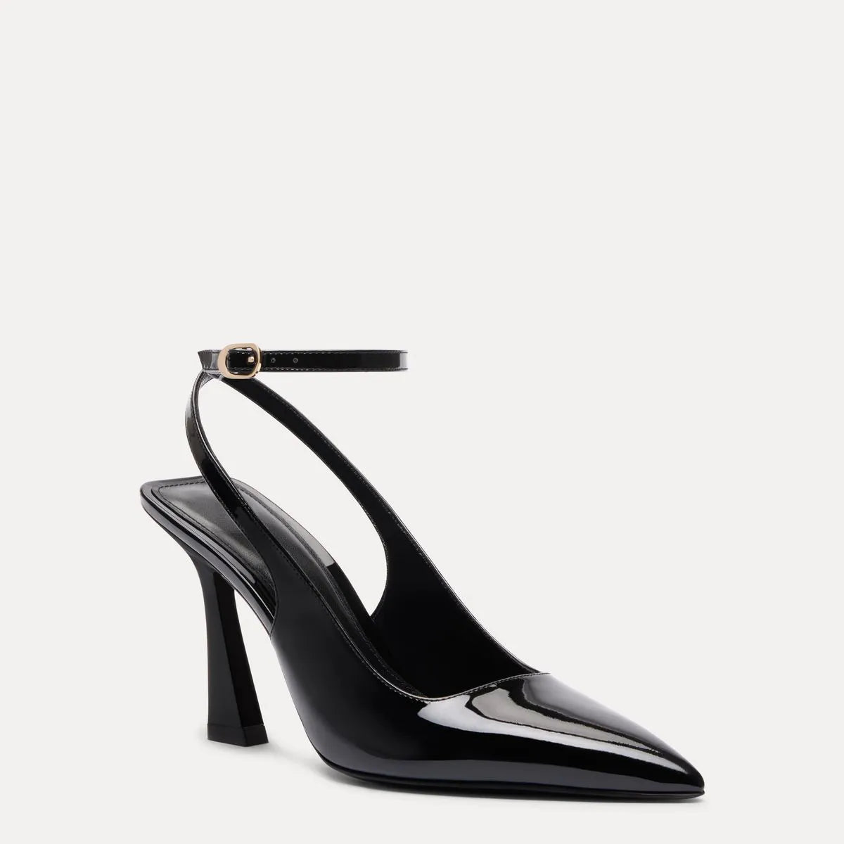 Vinnie Ankle-Strap Pump 85 - Black Patent