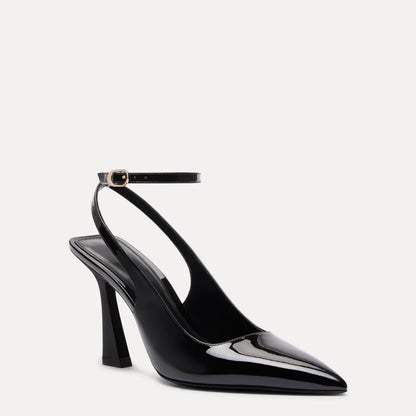 Vinnie Ankle-Strap Pump 85 - Black Patent