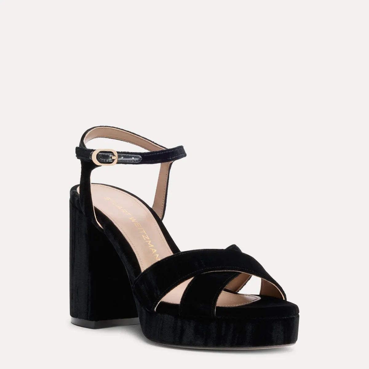 Dayna Platform Sandal 110 - Black Velvet