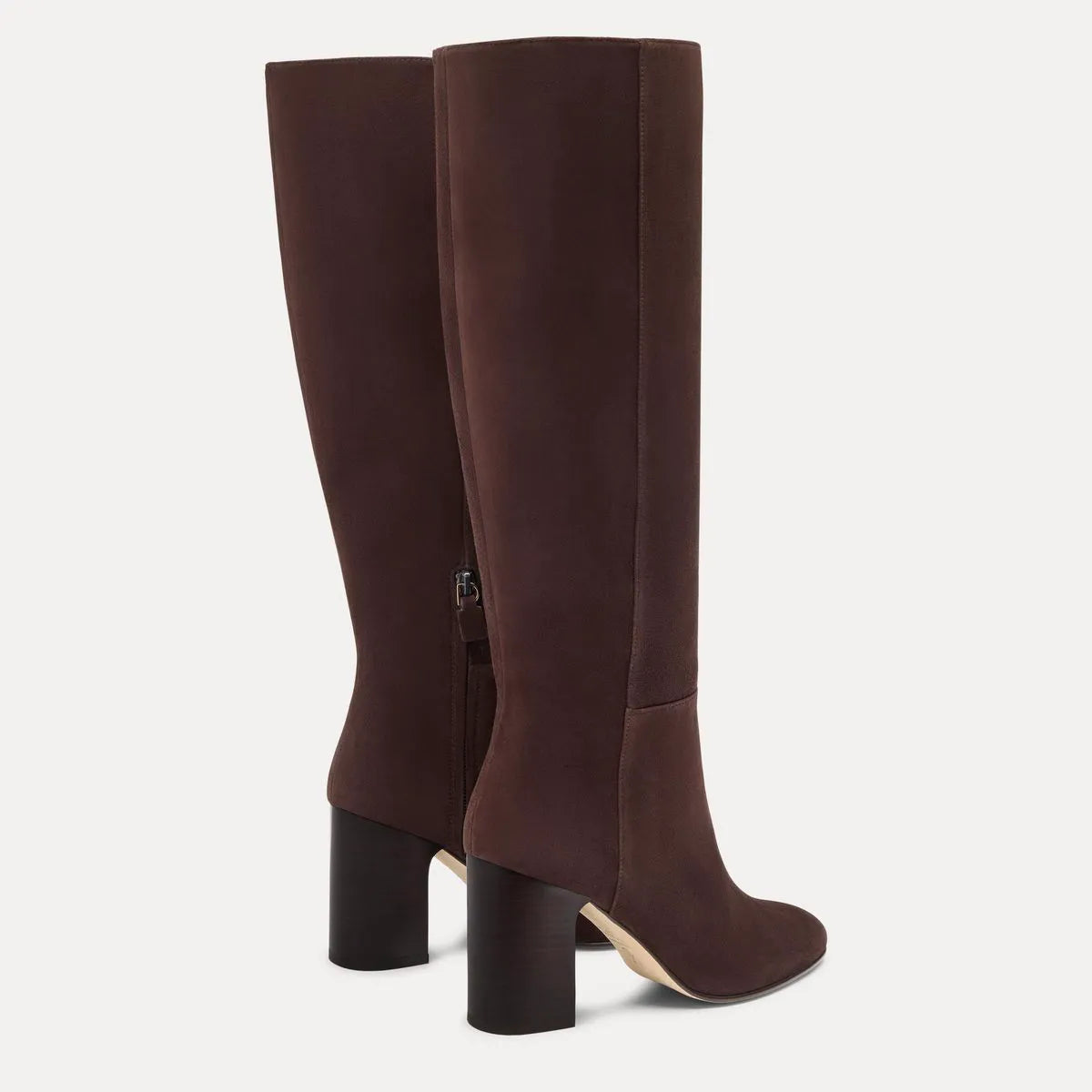 Mulberry Knee-High Boot - Midnight Espresso Suede