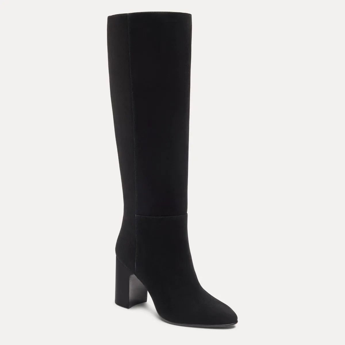 Mulberry Knee-High Boot - Black Suede