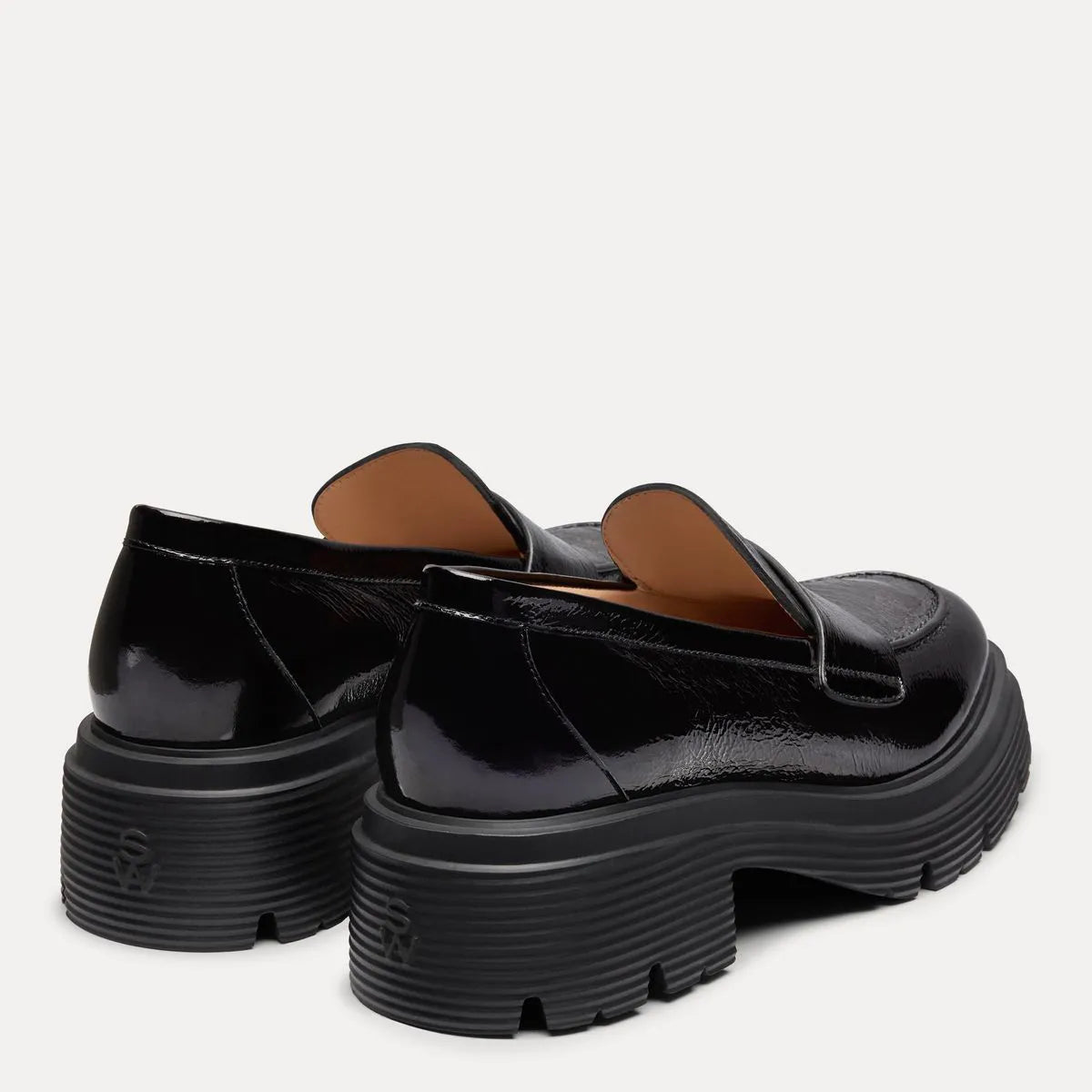 Hudson Lite Loafer - Black Crinkle Patent