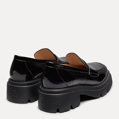Hudson Lite Loafer - Black Crinkle Patent