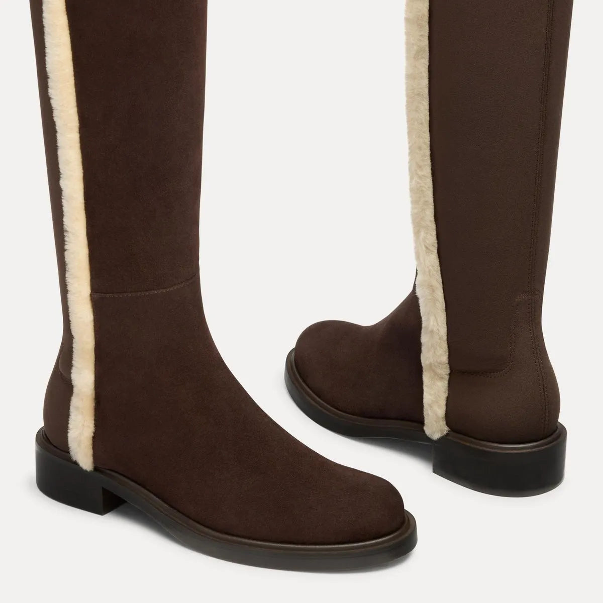 5050 Cozy Gisele Boot - Hickory Suede & Shearling