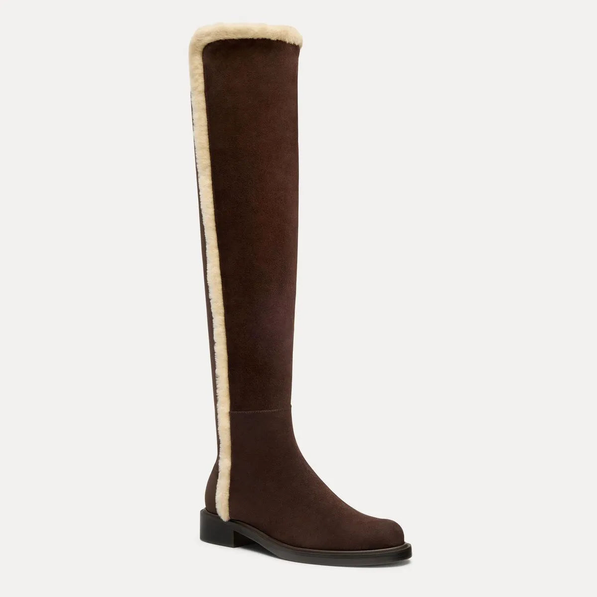 5050 Cozy Gisele Boot - Hickory Suede & Shearling