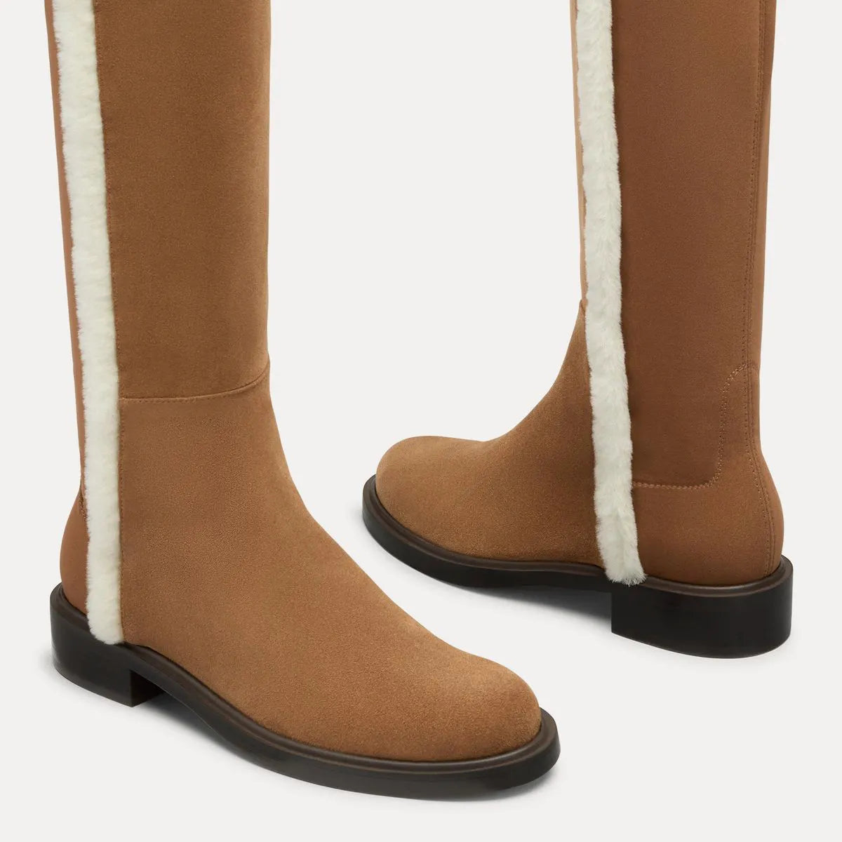 5050 Cozy Gisele Boot - Almond Suede & Shearling