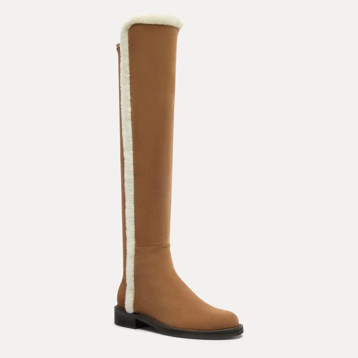 5050 Cozy Gisele Boot - Almond Suede & Shearling