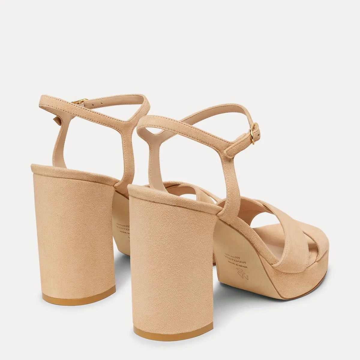 Dayna Platform Sandal 110 - Adobe Beige Suede