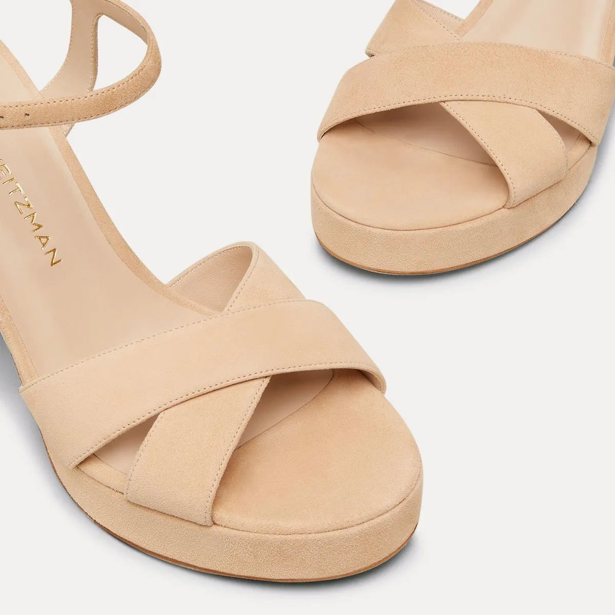 Dayna Platform Sandal 110 - Adobe Beige Suede