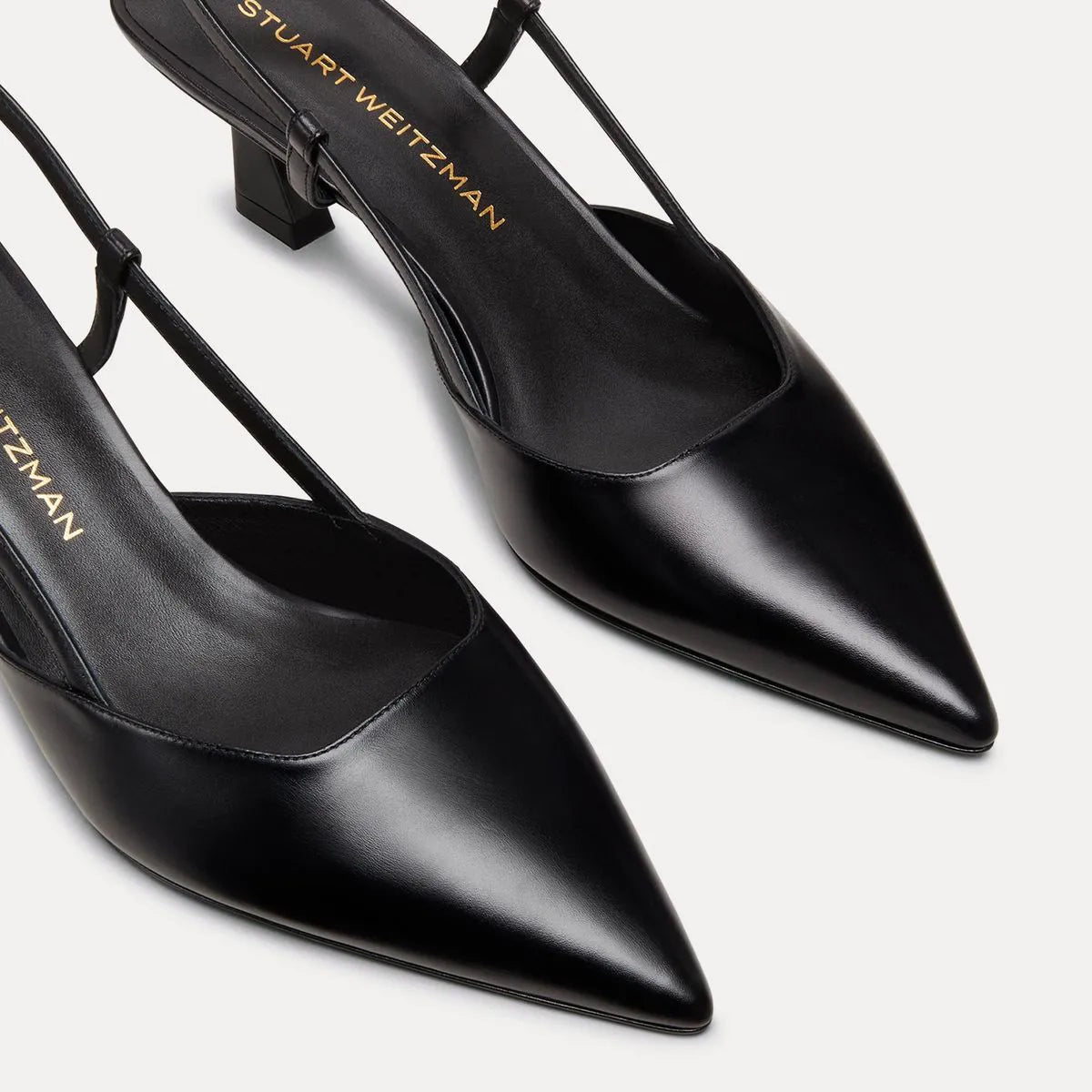 Vinnie Slingback Pump 50 - Black Leather