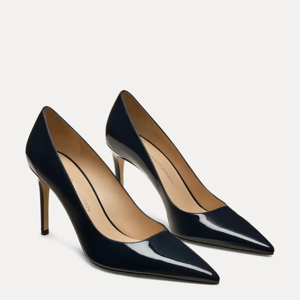 Stuart Power Pump 85 - Navy Blue Patent Leather
