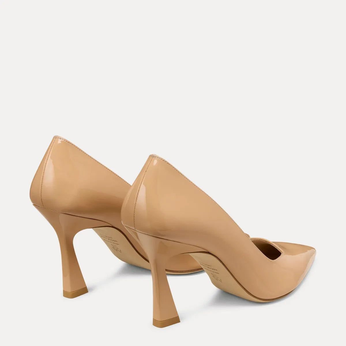 Vinnie Pump 85 - Adobe Beige Patent Leather