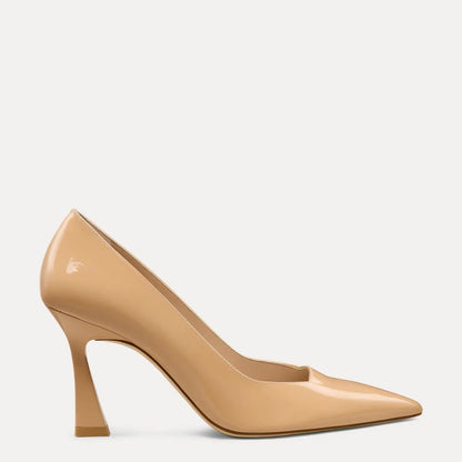 Vinnie Pump 85 - Adobe Beige Patent Leather