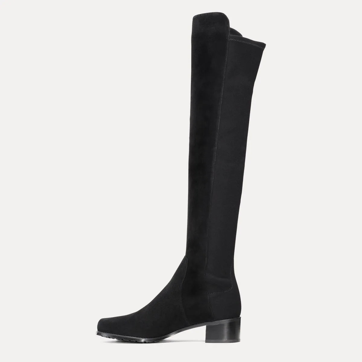 Reserve Over-the-Knee Boot - Black Suede & Microstretch