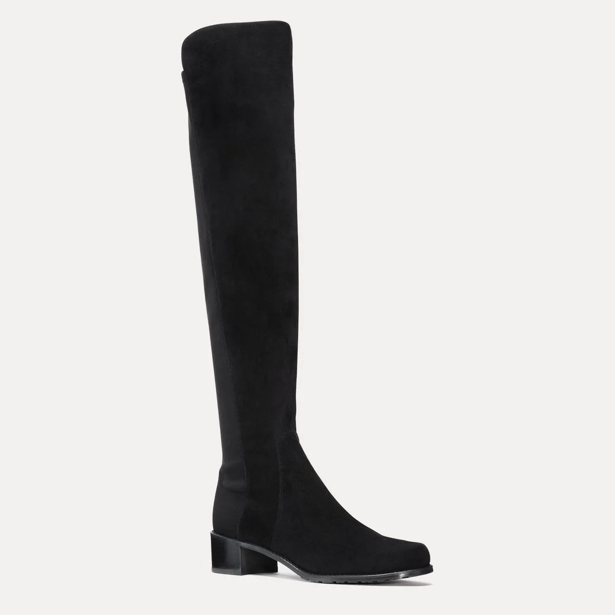 Reserve Over-the-Knee Boot - Black Suede & Microstretch