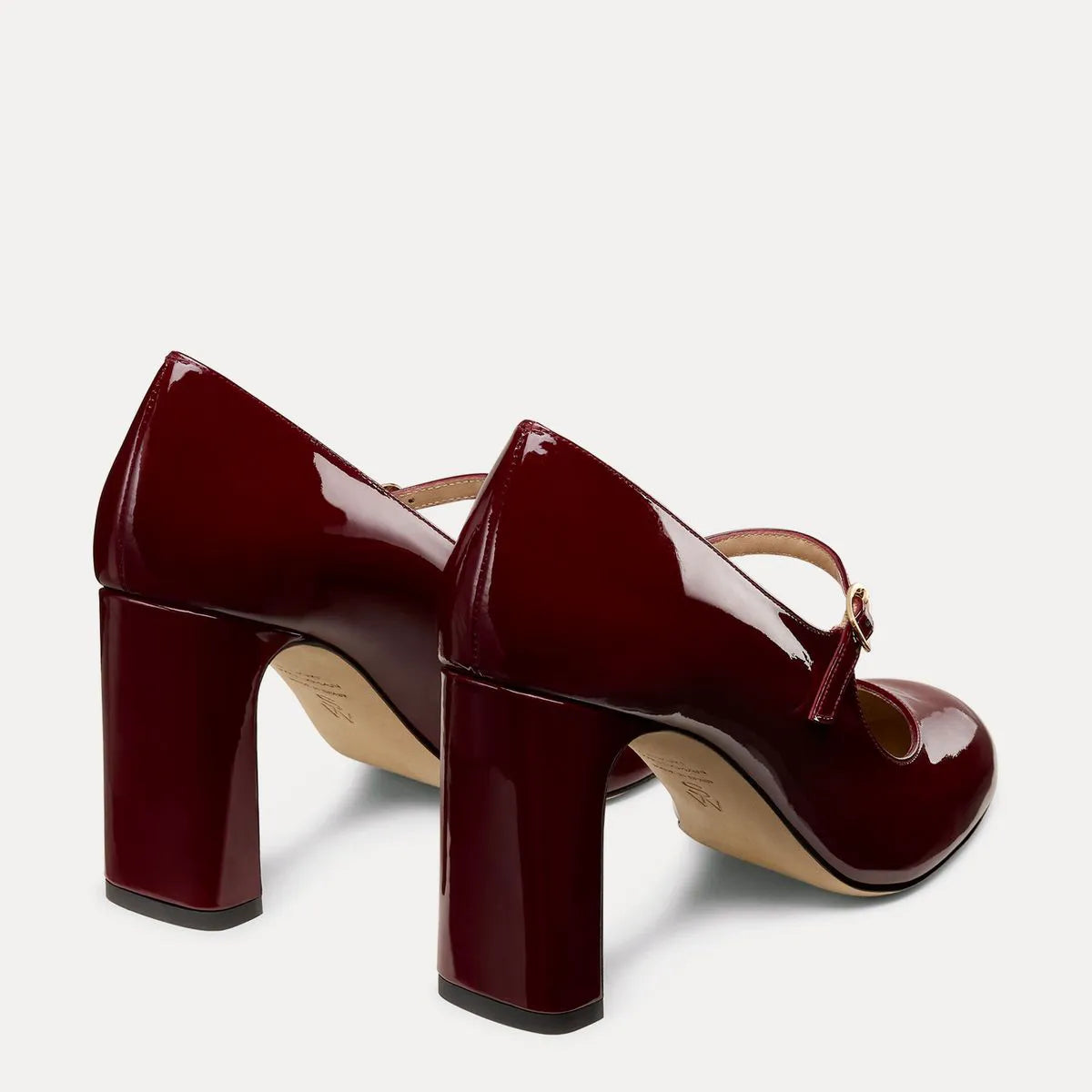 Babette Mary Jane Pump 85 - Rosewood Patent Leather