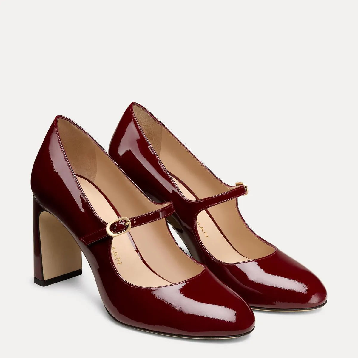 Babette Mary Jane Pump 85 - Rosewood Patent Leather