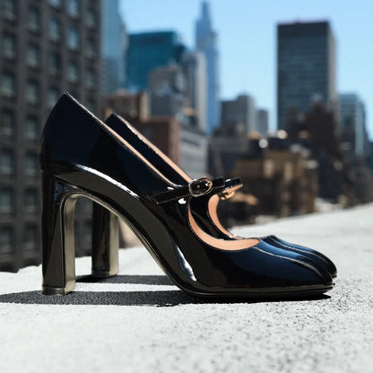 Babette Mary Jane Pump 85 - Black Patent Leather