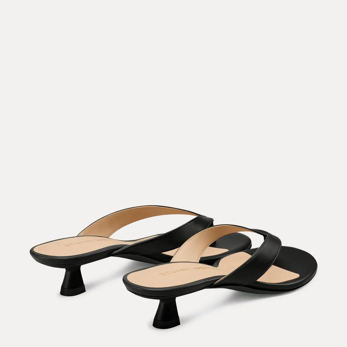 Rio Sleek Thong Sandal 35 - Black Leather