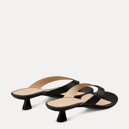 Rio Sleek Thong Sandal 35 - Black Leather