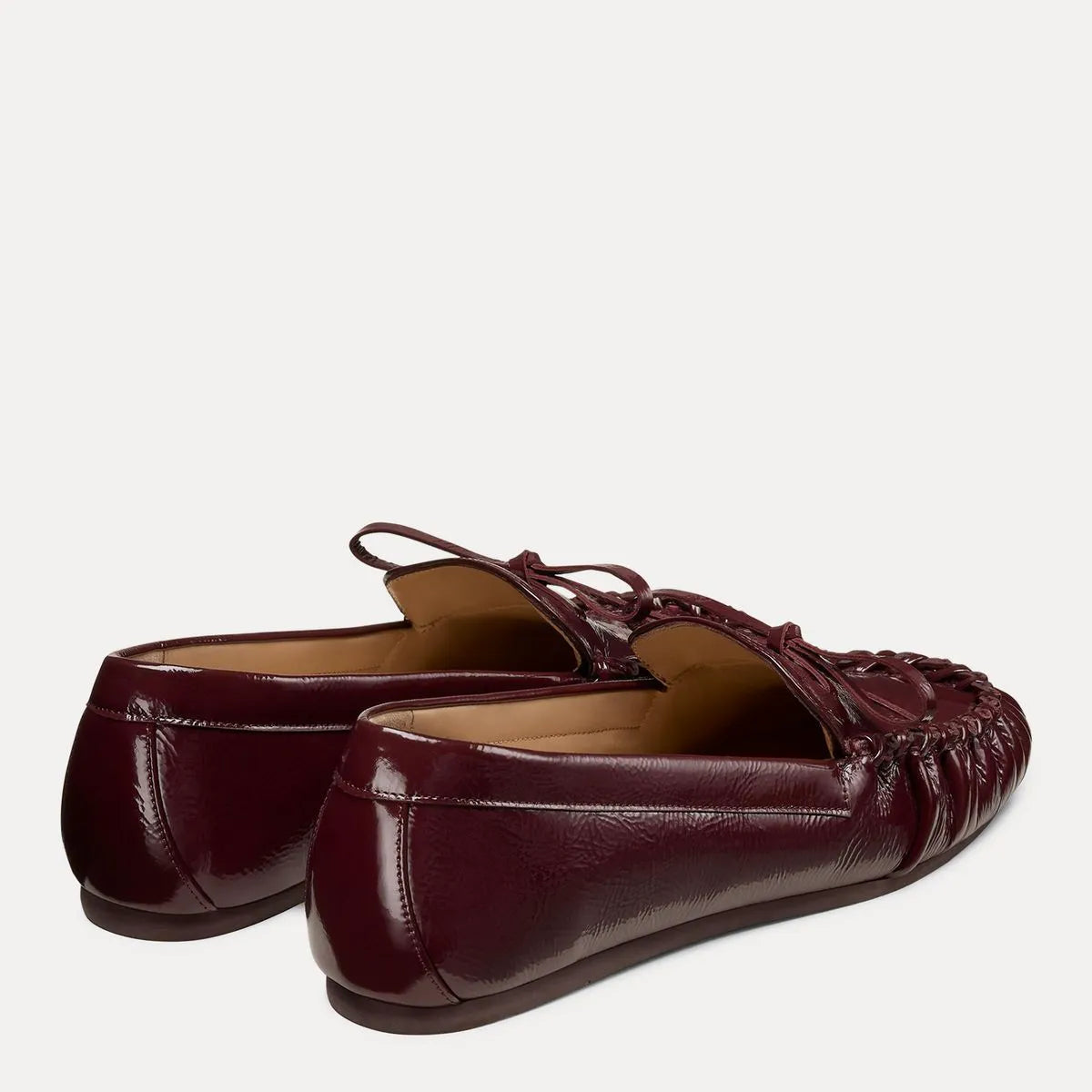 Britt Bow Loafer - Boysenberry Crinkle Patent