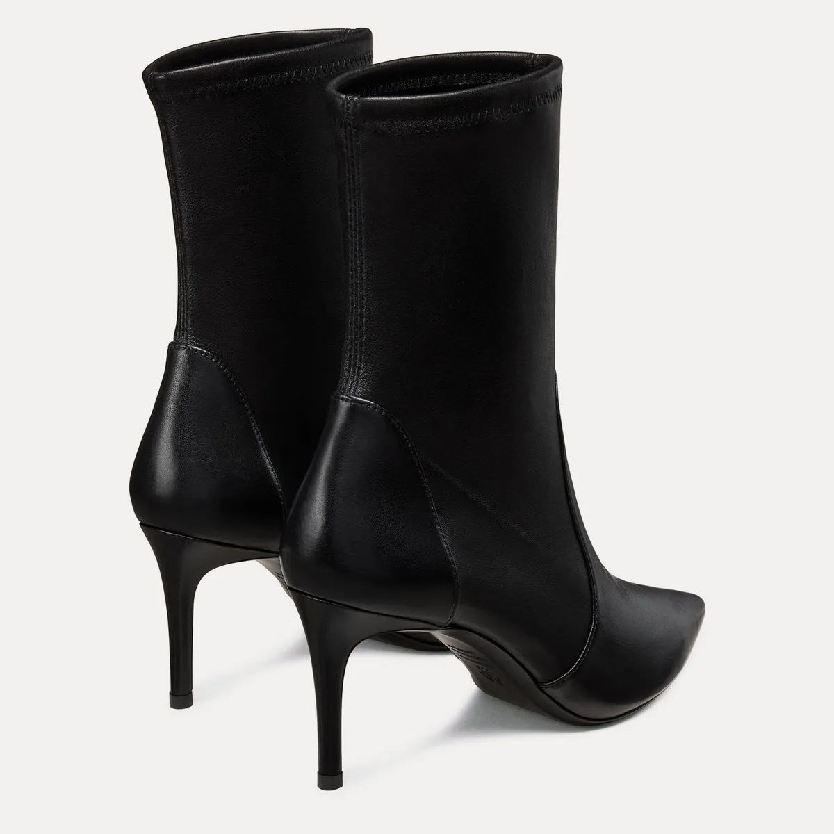 Stuart Power Bootie 75 - Black Stretch Leather