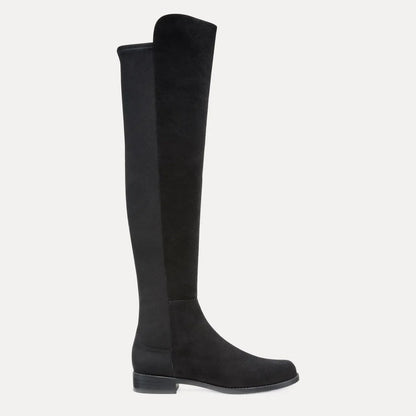 5050 Over-the-Knee Boot - Black Suede