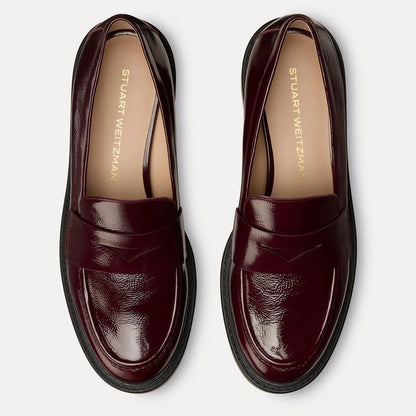 Celia Lite Loafer - Boysenberry Crinkle Patent