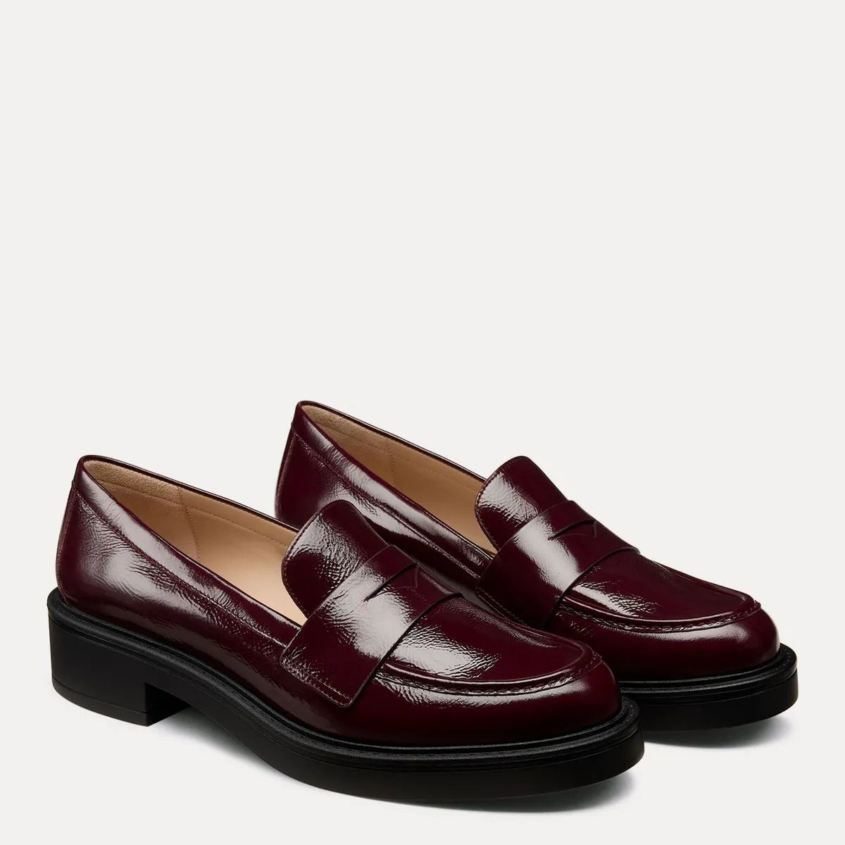 Celia Lite Loafer - Boysenberry Crinkle Patent