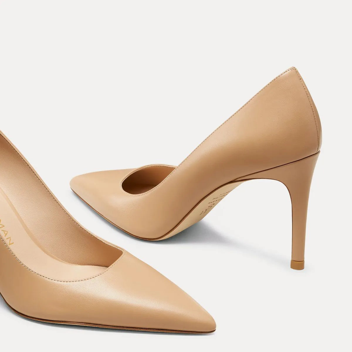Stuart Power Pump 85 - Adobe Beige Leather