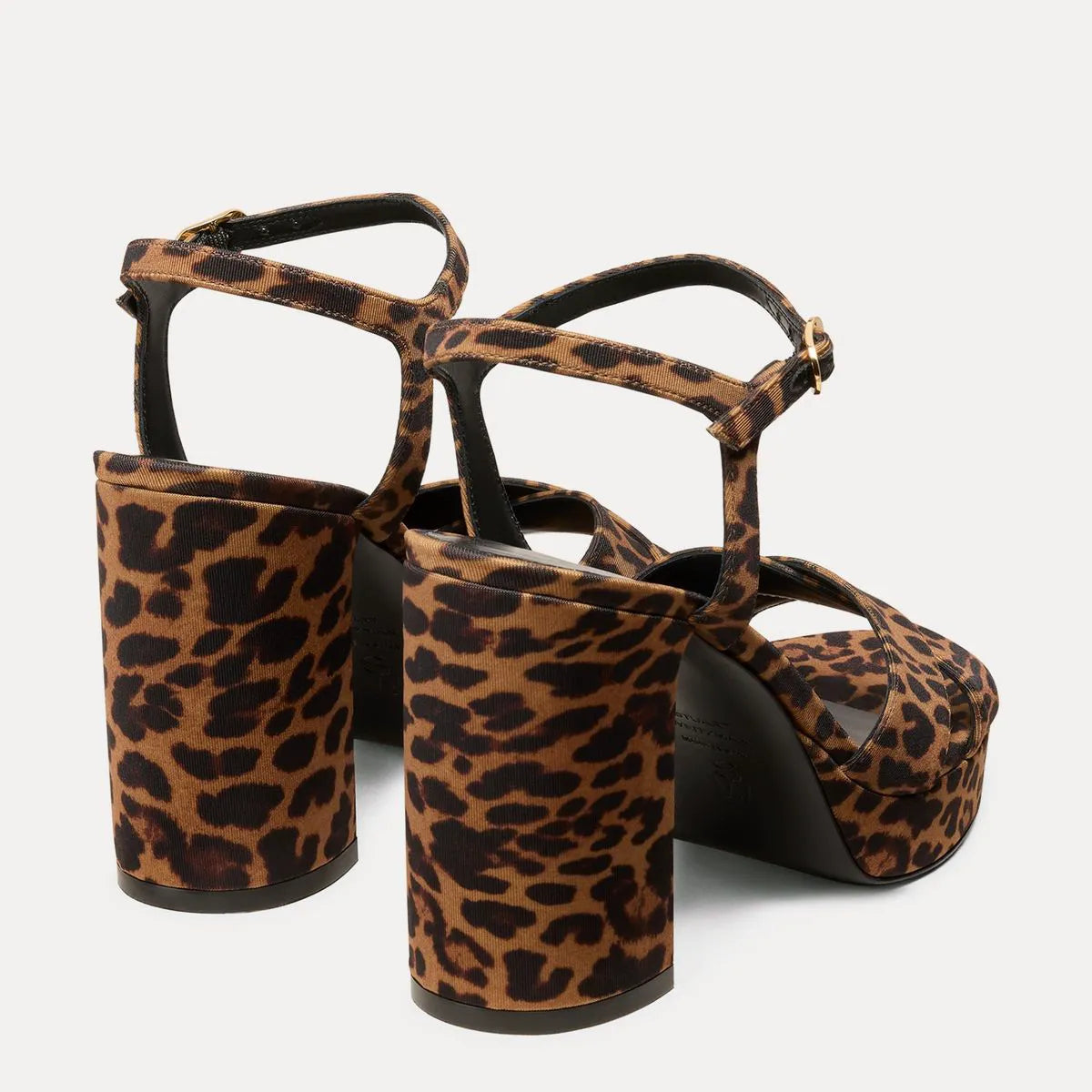 Dayna Platform Sandal 110 - Leopard-Print Nylon