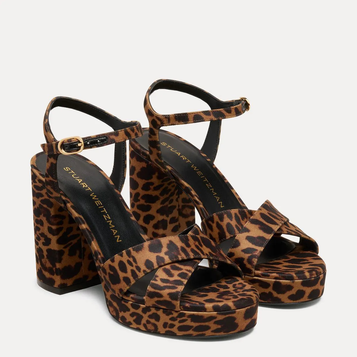 Dayna Platform Sandal 110 - Leopard-Print Nylon
