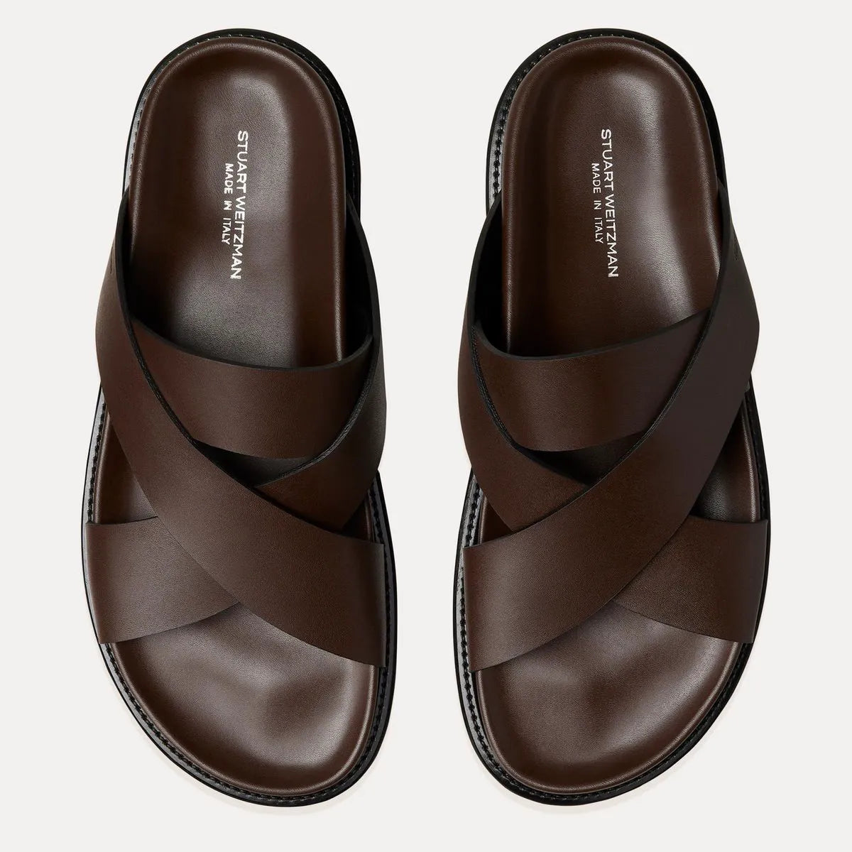 Men's Berkley Slide Sandal - Espresso Leather